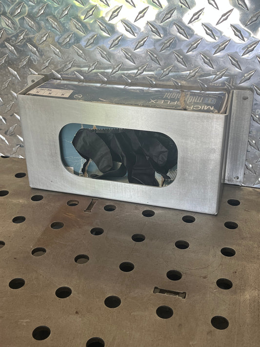 Single Horizontal Mount Medical Glove Box Holder