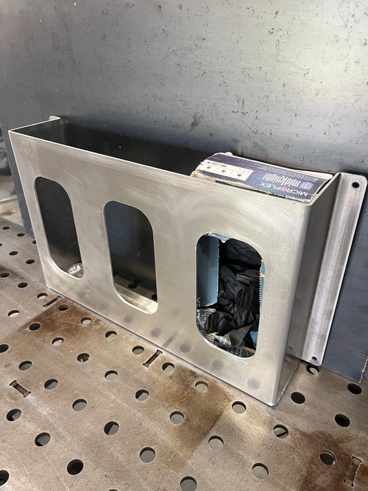 Triple Vertical Mount Medical Glove Storage Box